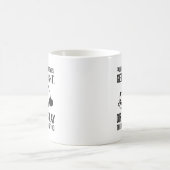 Sieben Mal fallen, acht mal aufstehen - Lazy Panda Kaffeetasse (Mittel)