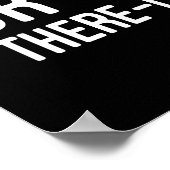 Sieben Mal fallen, acht mal aufstehen - Lazy Panda Poster (Ecke)