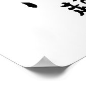 Sieben mal fallen, achtmal Kanji sprichwörtlich au Poster (Ecke)