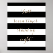 Sieben mal Herbst, 8 Poster aufstehen (Vorne)