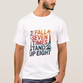 Sieben mal Herbst, acht D02 aufstehen T-Shirt (Vorderseite)