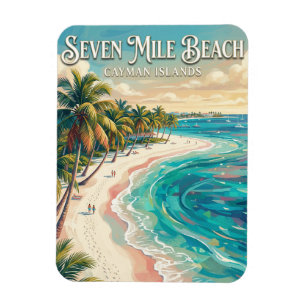 Sieben-Meilen-Strand Kaimaninseln Magnet