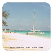 Sieben Mile Beach Stickers