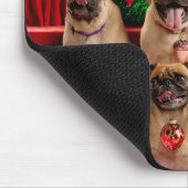 Sieben Mops Mousepad (Ecke)