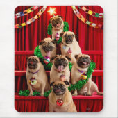 Sieben Mops Mousepad (Vorne)