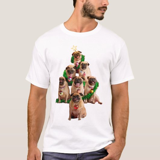Sieben Möpsen-a-Posing T-Shirt (Vorderseite)