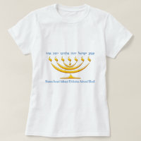 Sieben Niederlassung menorah von Israel und von