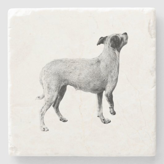 Sieben Pause - Nachschlagen Steinuntersetzer (Vorderseite)