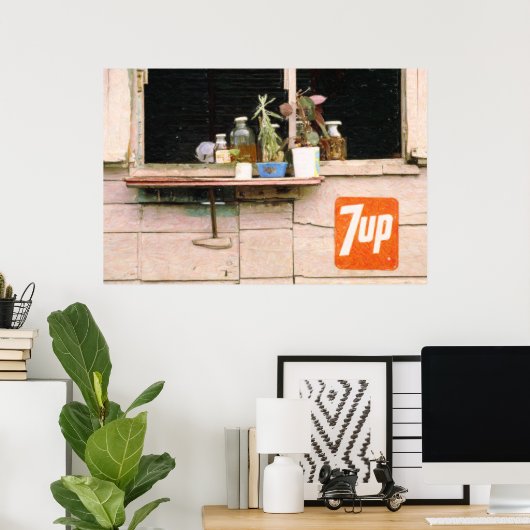 Sieben Poster (Heimbüro)