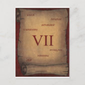 Sieben Postkarte (Vorderseite)