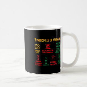 Sieben Prinzipien von Kwanzaa Männer Frauen Kinder Kaffeetasse