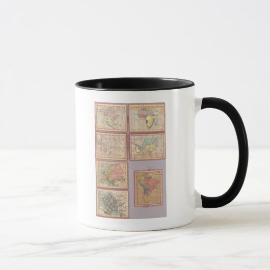 Sieben Puzzle-Karten der Welt Tasse (Rechts)