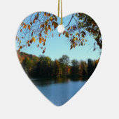 Sieben Quellen fallen Bäume und Teich Keramikornament (Rechts)