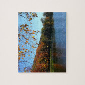 Sieben Quellen fallen Bäume und Teich Puzzle (Vertikal)