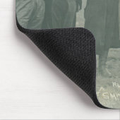 Sieben Rodeo-Cowgirls, die für eine Fotografie Mousepad (Ecke)