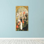 Sieben Sacraments Altarpiece Leinwanddruck (Insitu (Holzboden))
