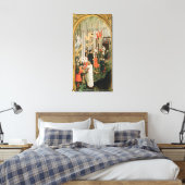 Sieben Sacraments Altarpiece Leinwanddruck (Insitu (Schlafzimmer))