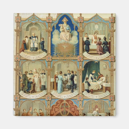 Sieben Sacraments Magnet (Vorne)
