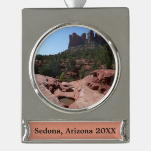 Sieben Sakralpools Banner-Ornament Silber