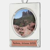 Sieben Sakralpools Banner-Ornament Silber (Links)