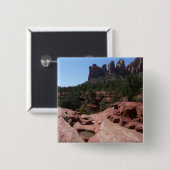 Sieben Sakralpools Button (Vorne & Hinten)