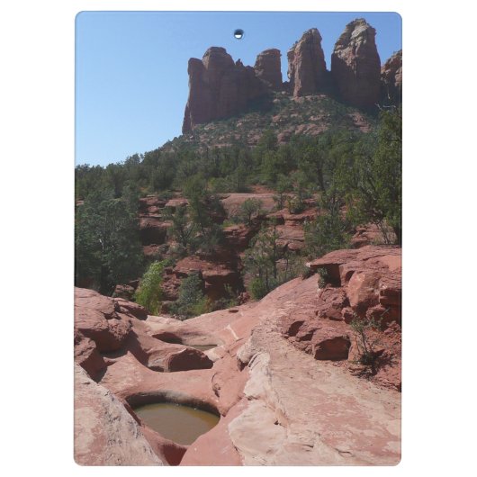 Sieben Sakralpools Klemmbrett (Rückseite)