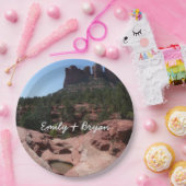 Sieben Sakralpools Pappteller (Party)