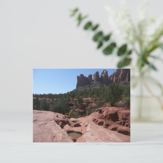 Sieben Sakralpools Postkarte (Stehend Vorderseite)