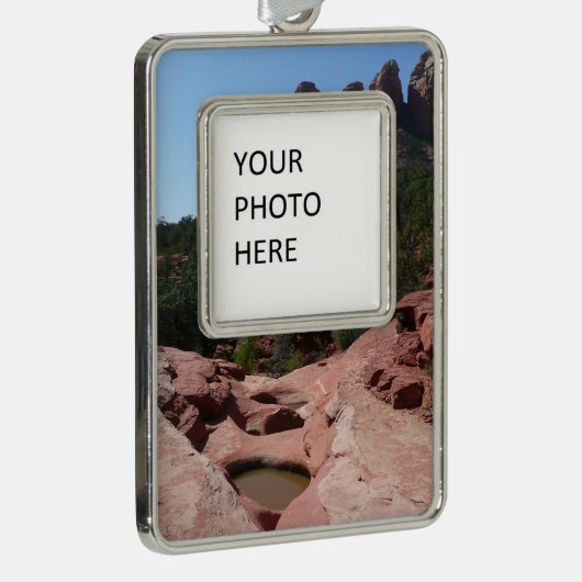 Sieben Sakralpools Rahmen-Ornament Silber (Rechts)