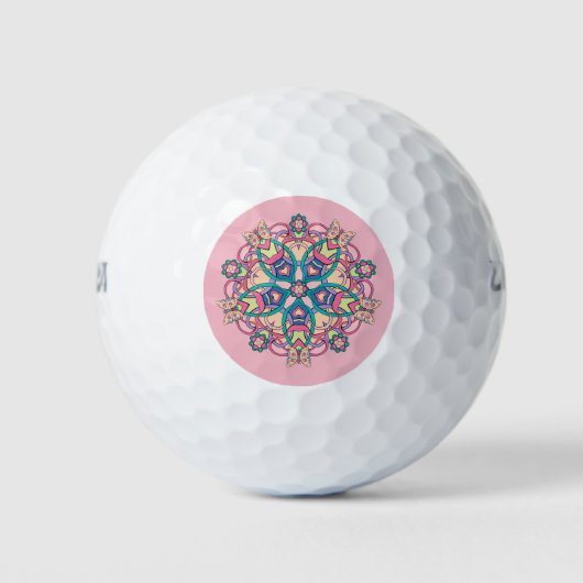 Sieben Schmetterlinge Golfball (Vorderseite)