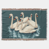 Sieben Schwäne im Stilstil 4 Decke (Vorderseite)