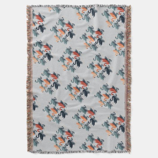 Sieben Schwäne im Stilstil 6 Decke (Vorderseite Vertikal)