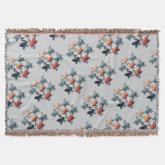 Sieben Schwäne im Stilstil 6 Decke (Vorderseite)