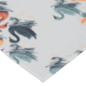 Sieben Schwäne im Stilstil 6 Tischdecke (Schrägansicht)