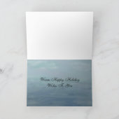 Sieben Schwäne und Baden Feiertagskarte (Innenseite)