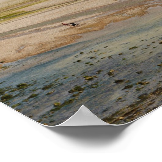 Sieben Schwestern und Beachy Head Poster (Ecke)