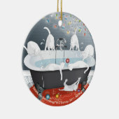 Sieben Schwulen, kein Schwimmen! Keramikornament (Rechts)