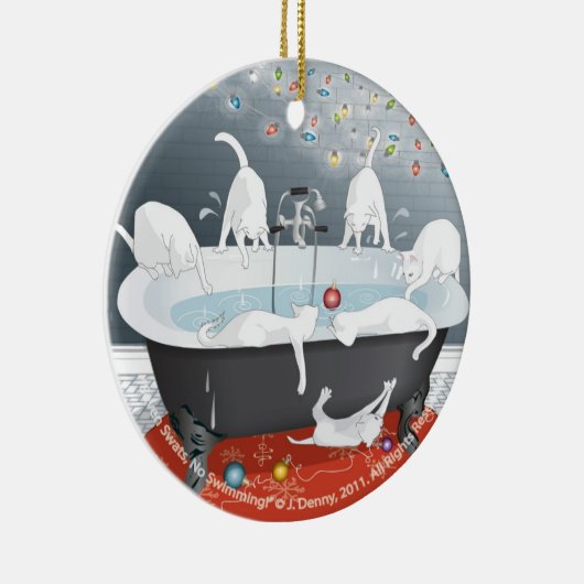 Sieben Schwulen, kein Schwimmen! Keramikornament (Rechts)