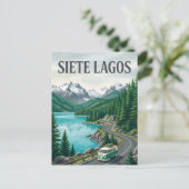 Sieben-Seen-Straße Postkarte (Stehend Vorderseite)