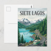 Sieben-Seen-Straße Postkarte (Vorne/Hinten)