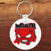 Sieben Sins Faces - Wrath Schlüsselanhänger (Vorderseite)