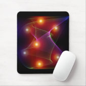Sieben Sonne-abstrakte Digital-Kunst Mousepad (Mit Mouse)