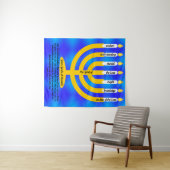 Sieben Spirituosen des Messias Wandteppich (Beispiel (Horizontal))