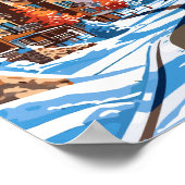 Sieben Springs Vintage-Reisemodelle Poster (Ecke)