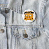 Sieben Sünden-Gesichter - Gluttony Button (Beispiel)
