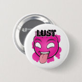 Sieben Sünden-Gesichter - Lust Button (Vorne & Hinten)