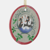 Sieben Swans ein Schwimmen Weihnachtsschmuck (Rechts)