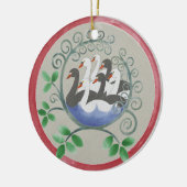 Sieben Swans ein Schwimmen Weihnachtsschmuck (Links)