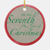 Sieben Swans ein Schwimmen Weihnachtsschmuck (Hinten)