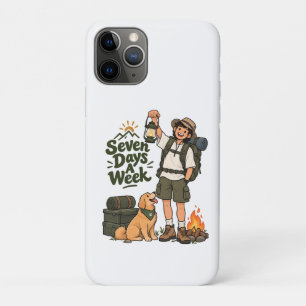 Sieben-Tage-die-Woche-Camping-Abenteuer-Design Case-Mate iPhone Hülle